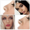 thumbnail image 2 of Phenofice 4Pcs Stainless Steel Nose Chain Nose Heart Shape Non Piercing, 2 of 8