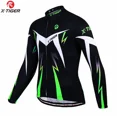thumbnail image 2 of X-Tiger Warm Pro - Maillot de ciclismo térmico de invierno para hombre, ropa de manga larga para ciclismo de montaña, 2 of 5