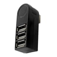 thumbnail image 1 of Concentrador USB 2.0 Shamjiam 3 Puertos 270 Grados Giratorio Compacto Negro, 1 of 8