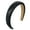 Black, variant on 1.37 Inch Leather Headbands for Women Headband Wide Padded Head Band No Slip Fashion Hair Band Thick Hair Hoops Hair Accessories Hairbands for Girls (Black)