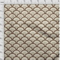 thumbnail image 4 of oneOone Cotton Jersey Light Brown Fabric Asian Japanese Dress Material Fabric Print Fabric By The Yard 58 Inch Wide, 4 of 4