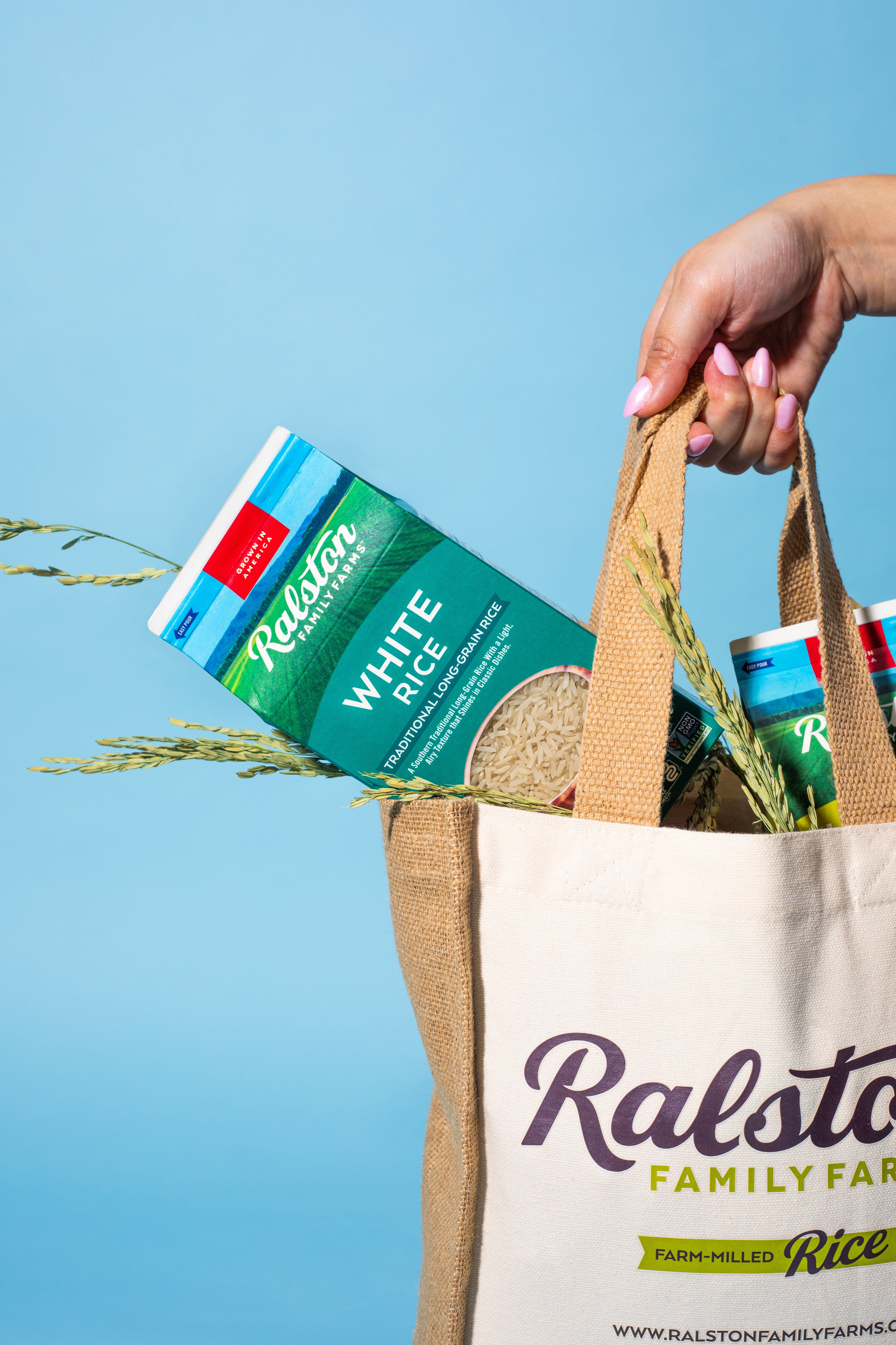 Ralston Family Farms Traditional White Rice 25 lb Bucket, American Grown, Non-GMO, Naturally Gluten Free