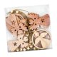 thumbnail image 1 of 10 Uds. Colgante hueco de madera para árbol de Navidad, decoración navideña ligera con cuerdas para decoración de bodas y vacaciones, resistente Ángel, 1 of 8