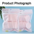 thumbnail image 4 of Braveheart Latex Cosmetic Puff Set Women'S Beauty Sponge Blender Wedge Makeup Accessory 20Pcs, Cxt022 & Round, 4 of 9