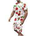 thumbnail image 2 of UVEASISHA Mens Sports Short Set,Summer Tracksuit for Men Shirt and Shorts Set 2 Piece Outfits Fashion Print Sweatsuit Sets 2025 Casual Sportwear Set Spring Sales, 2 of 5