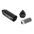 thumbnail image 6 of JEGS Billet Aluminum In-Line Fuel Filter for Gas, E85 & Alcohol Applications, 5 in. Long [-8 AN Black], 6 of 7