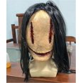 thumbnail image 4 of Smiley Face Serial Killer Scary Mask Latex Full Head Horror Movie Mask Halloween Cosplay Props, 4 of 5