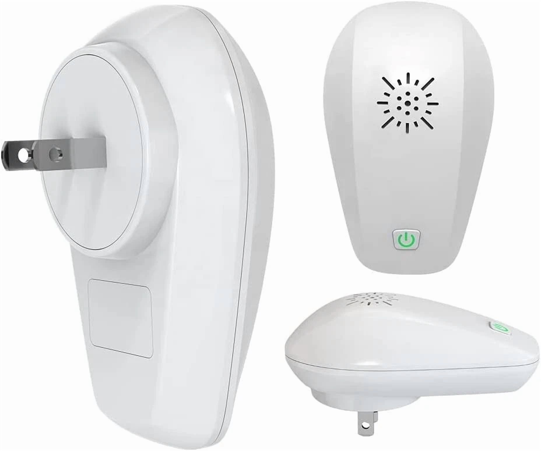 CRESTIN- Fast&New 1 Pack White Indoor Ultrasonic Pest Repeller For Insects Rats And Mice