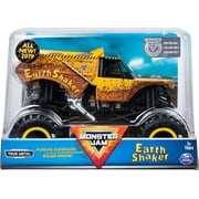 Monster Jam, Official Earth Shaker Monster Truck, Die-Cast Vehicle, 1:24 Scale