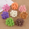 thumbnail image 3 of 144 piezas de flores rosas artificiales de espuma de 2 cm para decoración del hogar, bodas, álbumes de recortes, manualidades, coronas, regalo, mini flores, 3 of 6