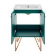 thumbnail image 5 of Annecy 24" Bathroom Vanity in Barracuda Teal, 5 of 13
