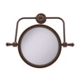 thumbnail image 1 of Allied Brass RDM-4/5X Retro Dot Collection Wall Mounted Swivel 8 Inch Diameter with 5X Magnification Make-Up Mirror, Antique Copper, 1 of 3