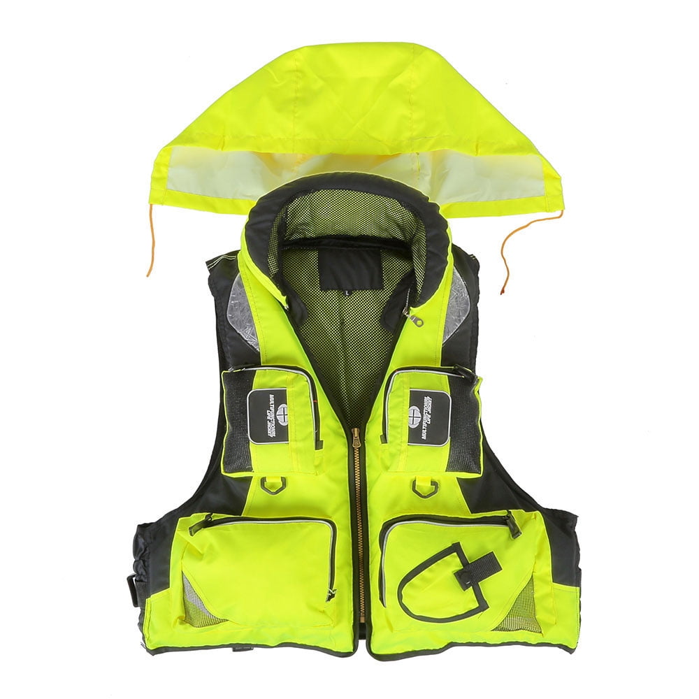 Adjustable Adult Safety Life Jacket Swimming Survival Vest Boating Fishing Drift 