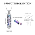 thumbnail image 2 of Urn Necklace for Ashes with Hollow Vial Cylinder Cremation Jewelry for Ashes Tree of Life Memorial Jewelry Gifts for Women Men Ashes Necklace Lockets Ashes Holder, 2 of 6