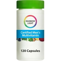 Multivitamin for Men with Vitamin C, D, Zinc & Probiotics | 120 Vegetarian Tablets | by Rainbow Light