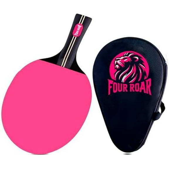 Ping Pong Racket Pink with 7 Layers | Pink Ping Pong Paddle for Players of All Levels | Includes 1 Paddle Storage Case$$Sport & Recreation Other
