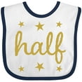 thumbnail image 3 of Inktastic Half Birthday 1/2 Photo Boys or Girls Baby Bib, 3 of 4