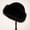 Anti-fur Mongolia--Black, variant on Winter Fisherman Hat Plush Faux Fur Warm Hat Women's Cute Fluffy Bucket Hat