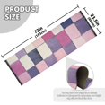 thumbnail image 5 of Yayeee Hallway Runner Rug 2'x6' Non Slip Machine Washable with Rubber Backing, Pink and Purple Plaid Pattern, 5 of 8
