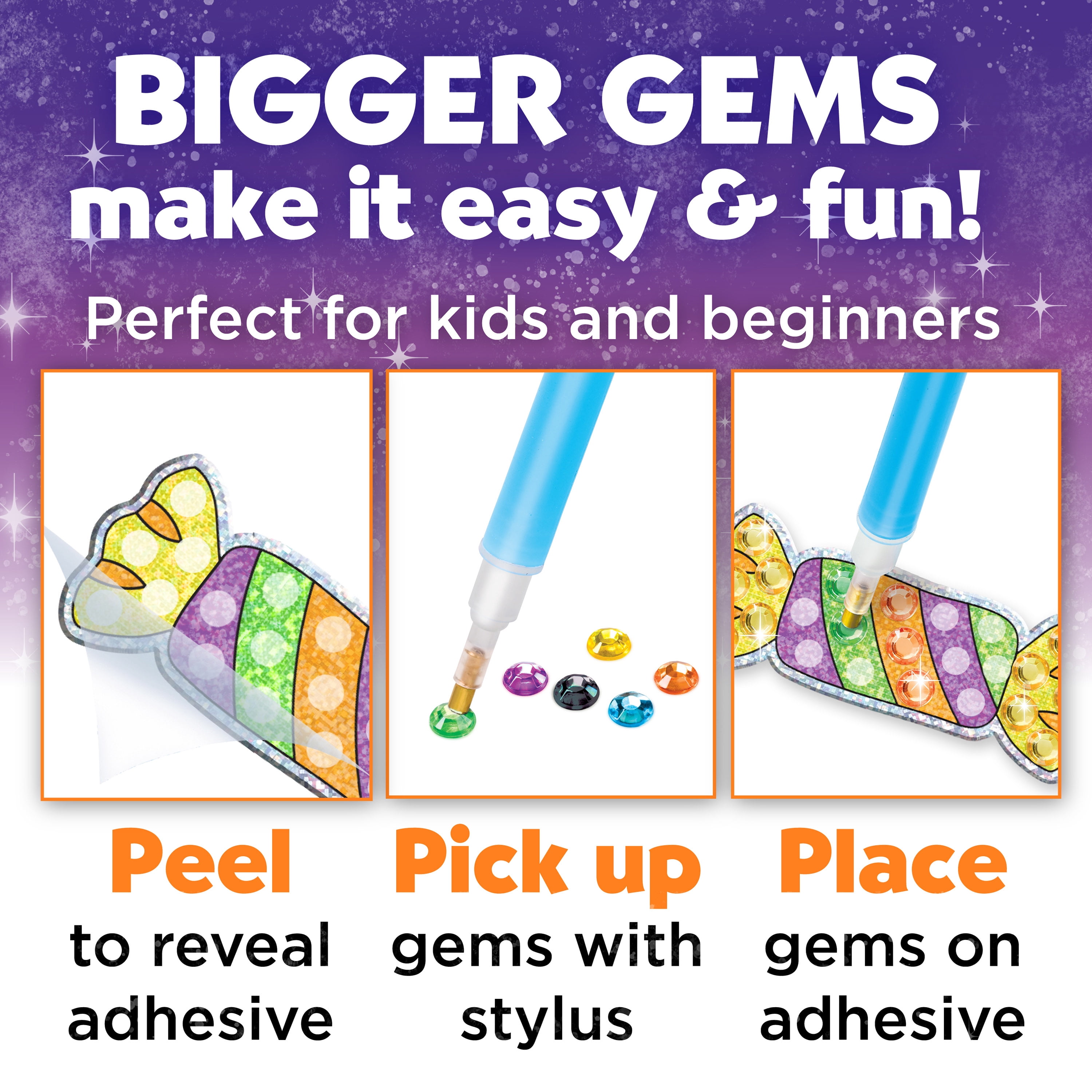Pearlgirl Diamant-Aufkleber-Set – 28 Teile, Halloween-Designs, Für Kinder & Erwachsene