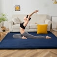 thumbnail image 2 of Baby Play Mat with Non-Slip Backing, 1.2" Thick Memory Foam Soft Padded Carpet for Living Room/Bedroom, 3x5 ft Rug Living Room for Kids, Toddler, Children, Nusery (Navy), 2 of 7
