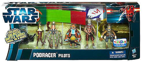 Star Wars Podracer Pilots 5 Action Figure Pack 