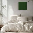 thumbnail image 3 of Canvas Print Wall Art Oil Paintings Retro Minimalist Green Leather Picture Prints Artwork for Living Room Kitchen Bathroom Bedroom,Stretched and Framed Ready to Hang,Farm Vintage Cowhide Texture, 3 of 9