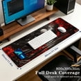 thumbnail image 3 of Brecoy Extended Large Gaming Mouse Pad, 31.5" x 11.8" Desk Mat with Stitched Edges, Waterproof Non-Slip Rubber Base, Desk Protection for Home Office & Gaming, 3 of 7