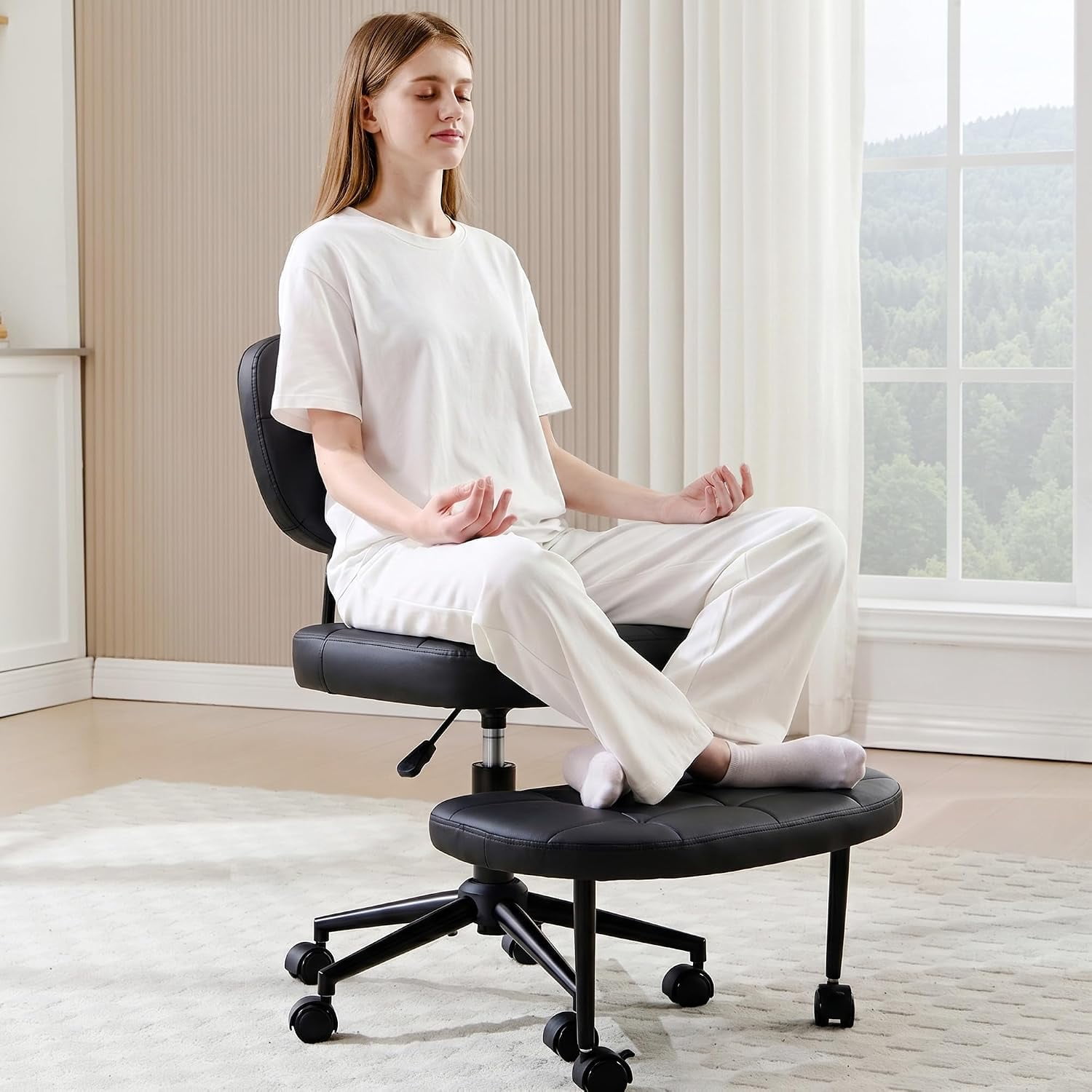 criss cross chair armless office product