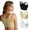 White&Beige&Black, variant on Front Closure Sports Bra Racerback Wireless Workout Yoga Bra Padded Bra Top