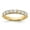 Yellow, variant on Fine Jewelry 14K White Gold 1.50ct. 9 Stone G H I True Light Moissanite Band for Women Size 7