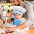 thumbnail image 3 of Tignapoo Ensemble de Cuisine pour Enfants avec 13 Outils de Cuisson et Tablier en Bleu, Inclut Chapeau de Chef, Gant de Four, Rouleau et Plus - Matériaux Sûrs pour une Cuisine Familiale Amusante!, 3 of 7