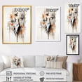 thumbnail image 4 of Designart "Black and White Fashion Runway Model I" Fashion Framed Wall Art - Glam Black Fashion Illustration Entryway Framed Wall Art, 4 of 6