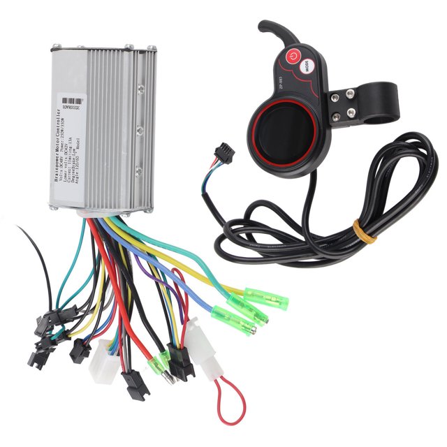 Growcolor Accesorio de Interruptor de Cambio para Controlador de Scooter de Bicicleta eléctrica Panel de Control de Pantalla LCD(Modo Dual de Pantalla a Color de 48V)