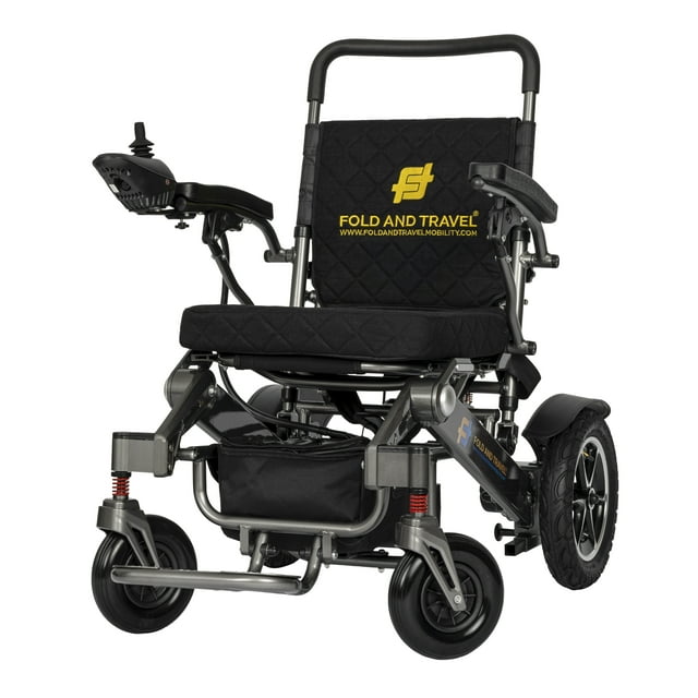 Fauteuil Roulant Électrique Pliant Léger de Qualité Supérieure pour Voyage et Pliage Fauteuil Roulant Électrique