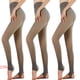 thumbnail image 1 of Calcetines de moda para mujer, falsos, translúcidos, cálidos, de forro polar, color café liso., 1 of 3