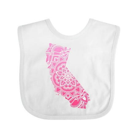 

Inktastic California Silhouette Mandala Gift Baby Boy or Baby Girl Bib