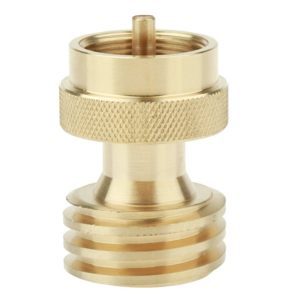 Convertidor Adaptador De Tanque De Propano Sunnimix de Botella Pequeña de Gas LP de Latón Universal