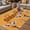 Orange, variant on Giraffe Outdoor Rug for Patio/Deck/Porch, Non-Slip Large Area Rug 6 x 9 Ft, Red Love Heart Rustic Animals Indoor Outdoor Rugs Washable Area Rugs, Reversible Camping Rug Carpet Runner