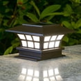 thumbnail image 5 of 1W Led Solar Columna Cabeza Luz Jardín Sensible A La Luz Control de Luz Blanco Eccomum Luz al aire libre, 5 of 5