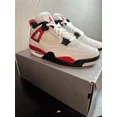 thumbnail image 1 of Ni - ke Air Jordan Retro 4 Red Cement Size 9.5, 1 of 5