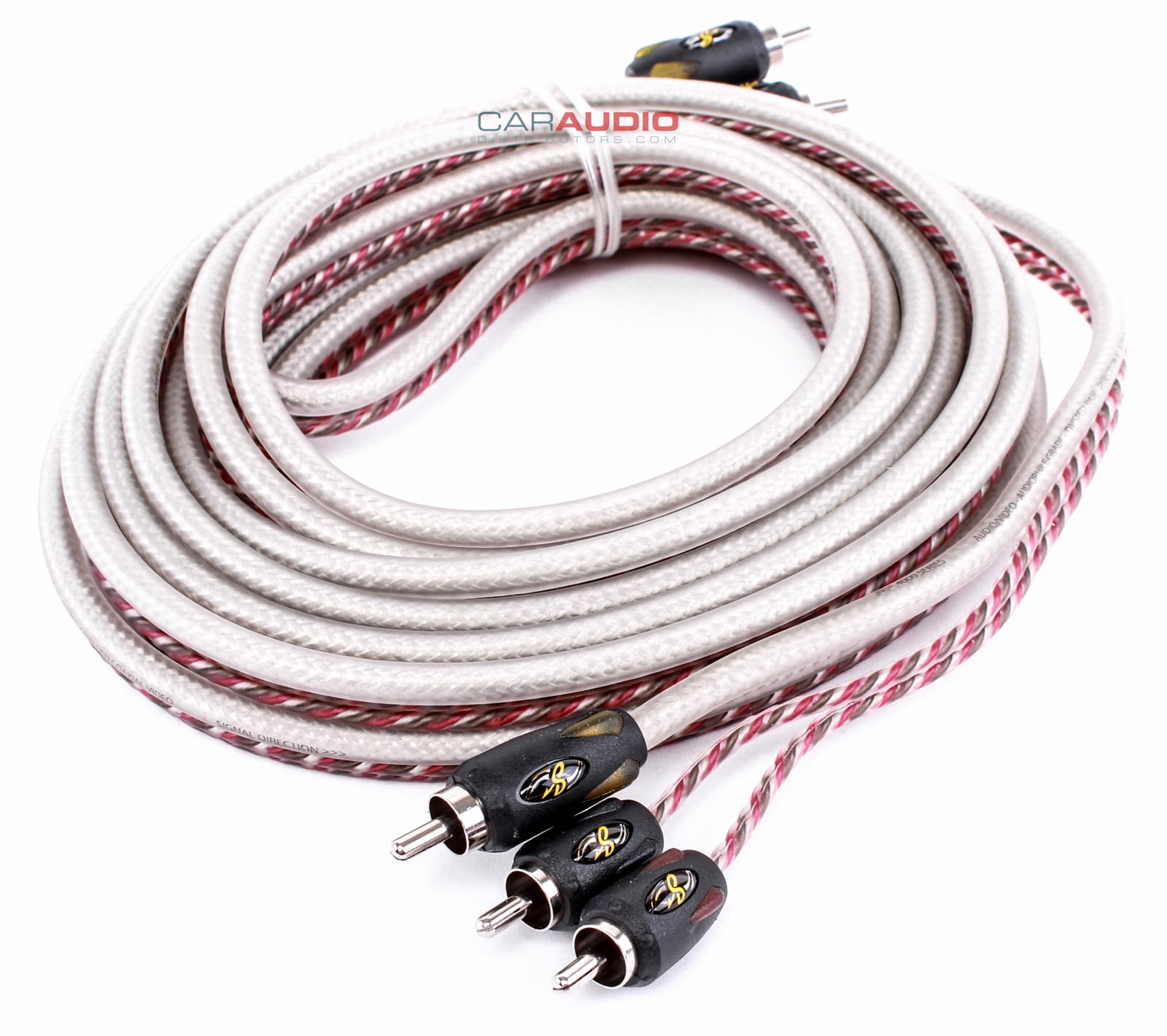 Stinger SI4917 Video//Audio RCA Interconnect Cable 4000 Series 2-Channel 17 ft