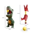 thumbnail image 6 of CYFW Dinosaur Ball Launcher Toy,Rotating Spray Shooting Game Set,24 Soft Bullets Twin Injectors,Green Outdoor Activity Dinosaur Shooting Game Stem Learning Gift, 6 of 7