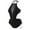 ☪078-Black, variant on Nuoqisi Womens Bathing Suits One Piece Halter Neck Mesh Swimsuit Fashion Cutout Open Back Swim Suit Cheeky Swimwear