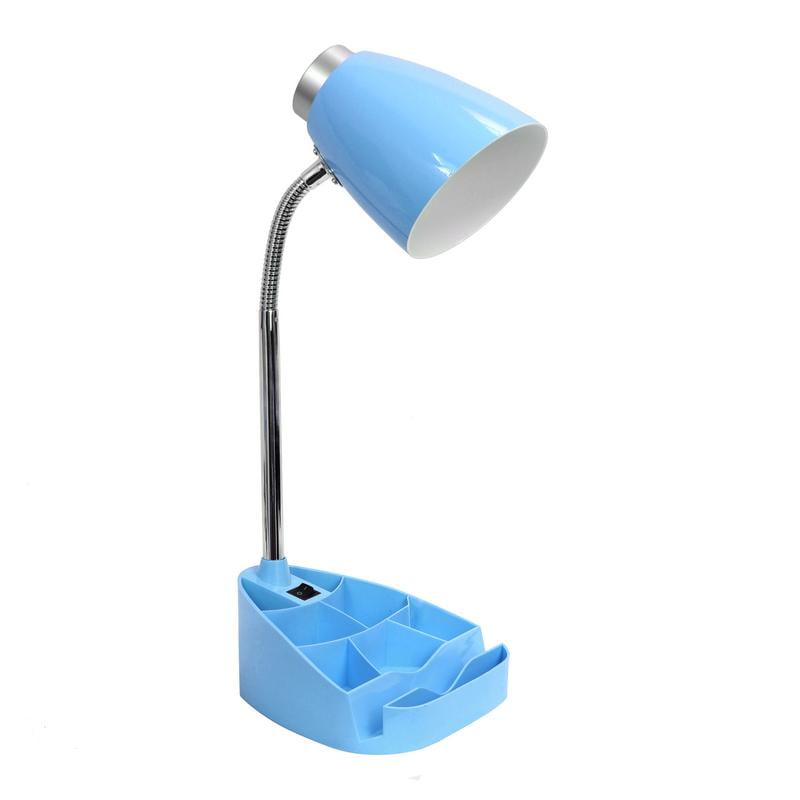 Gooseneck Organizer Desk Lamp With Ipad Tablet Stand Book Holder