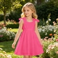 thumbnail image 3 of Vividxx Girls Summer Dress Printed Tie Strap Dress For Tweens Lightweight With Cute Pattern Cute Girl Outfits Clothes, 3 of 3