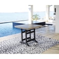 thumbnail image 2 of Signature Design by Ashley Outdoor Fairen Trail HDPE Patio Counter Table with Umbrella Hole, Black, 2 of 4