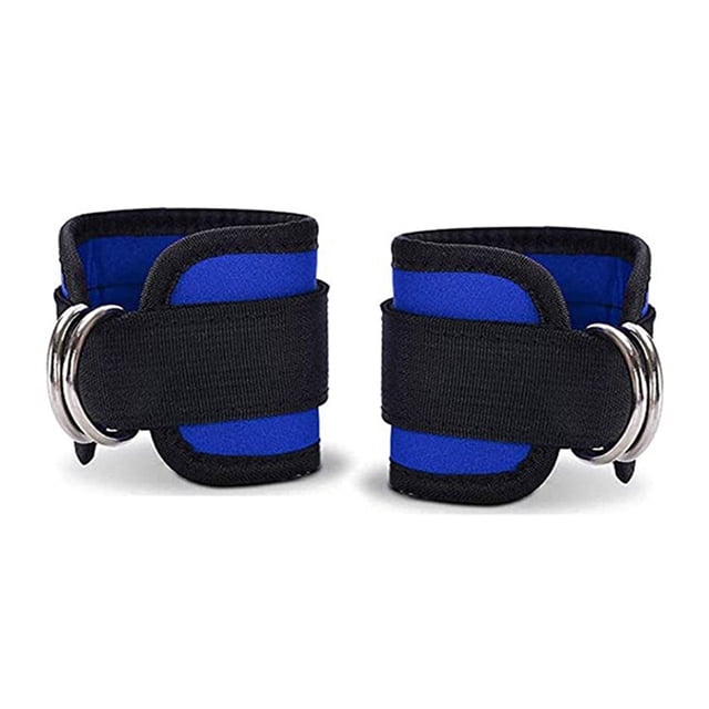 1 Paire de Courroies de Cheville pour Contrecoups en Machine à Câbles, Entraînements des Fesses, Exercices du Bas du Corps - Sangles de Jambe Ajustables avec Rembourrage en Néoprène