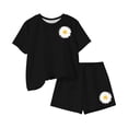 thumbnail image 6 of NAISIBABY Outfit Sets for Girls,Daisy Print Short Sleeve T-Shirt and Shorts Summer 2PC Casual Clothes Black Size 7, 6 of 6