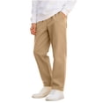 thumbnail image 3 of OGLCCG School Uniform Pants for Boys Fleece Lined Winter Warm Dress Pants High Rise Straight Leg Flat Trousers with Pockets Size 3, 3 of 8